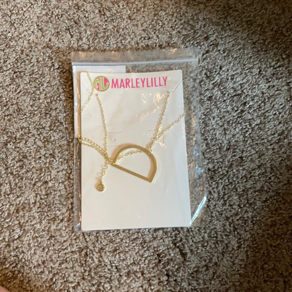 Initial “D” necklace